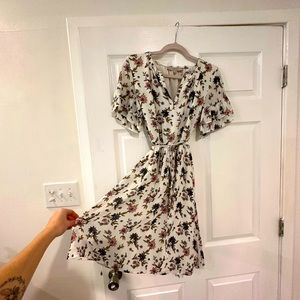 Adorable floral teacher dress